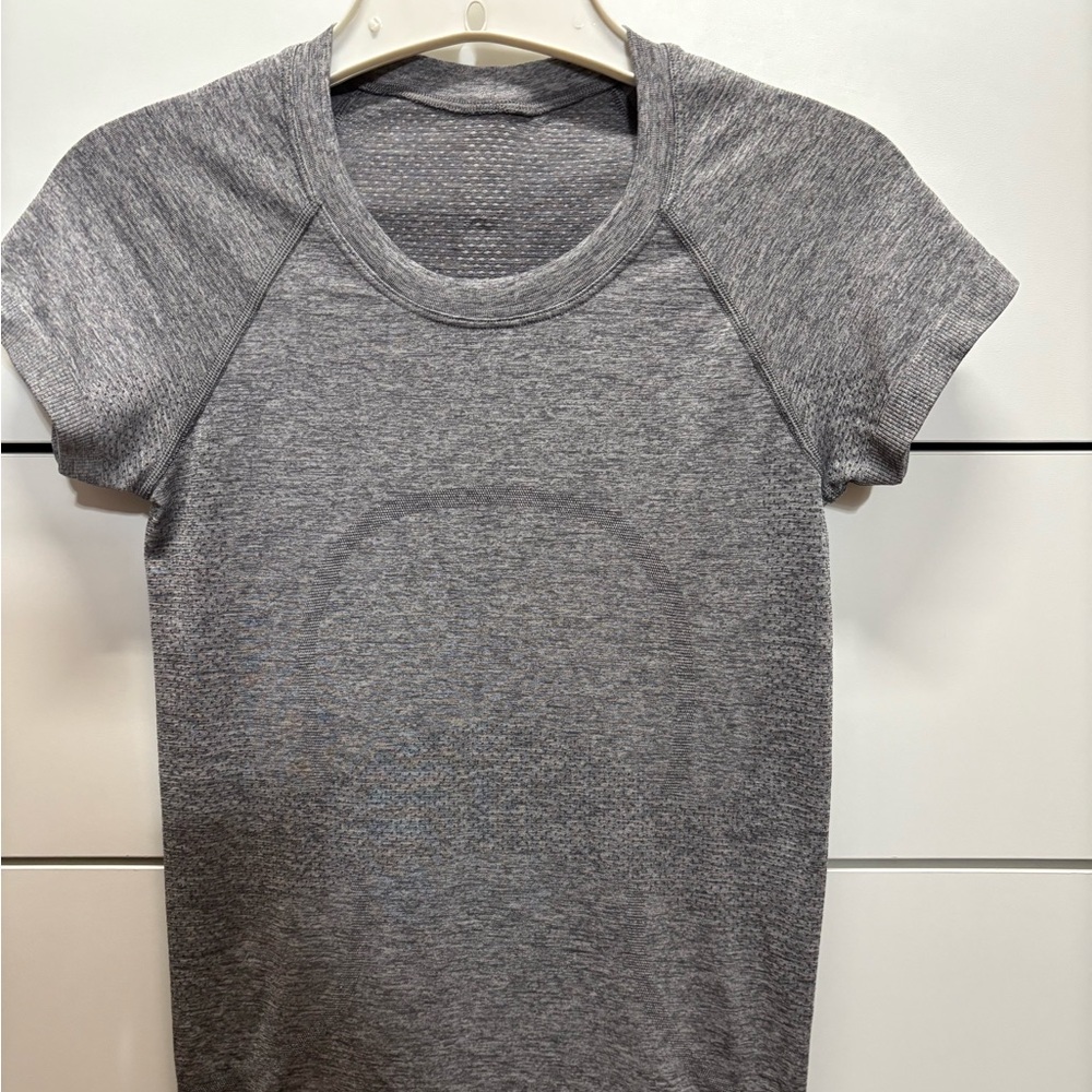 Gray Women's Athletic Top